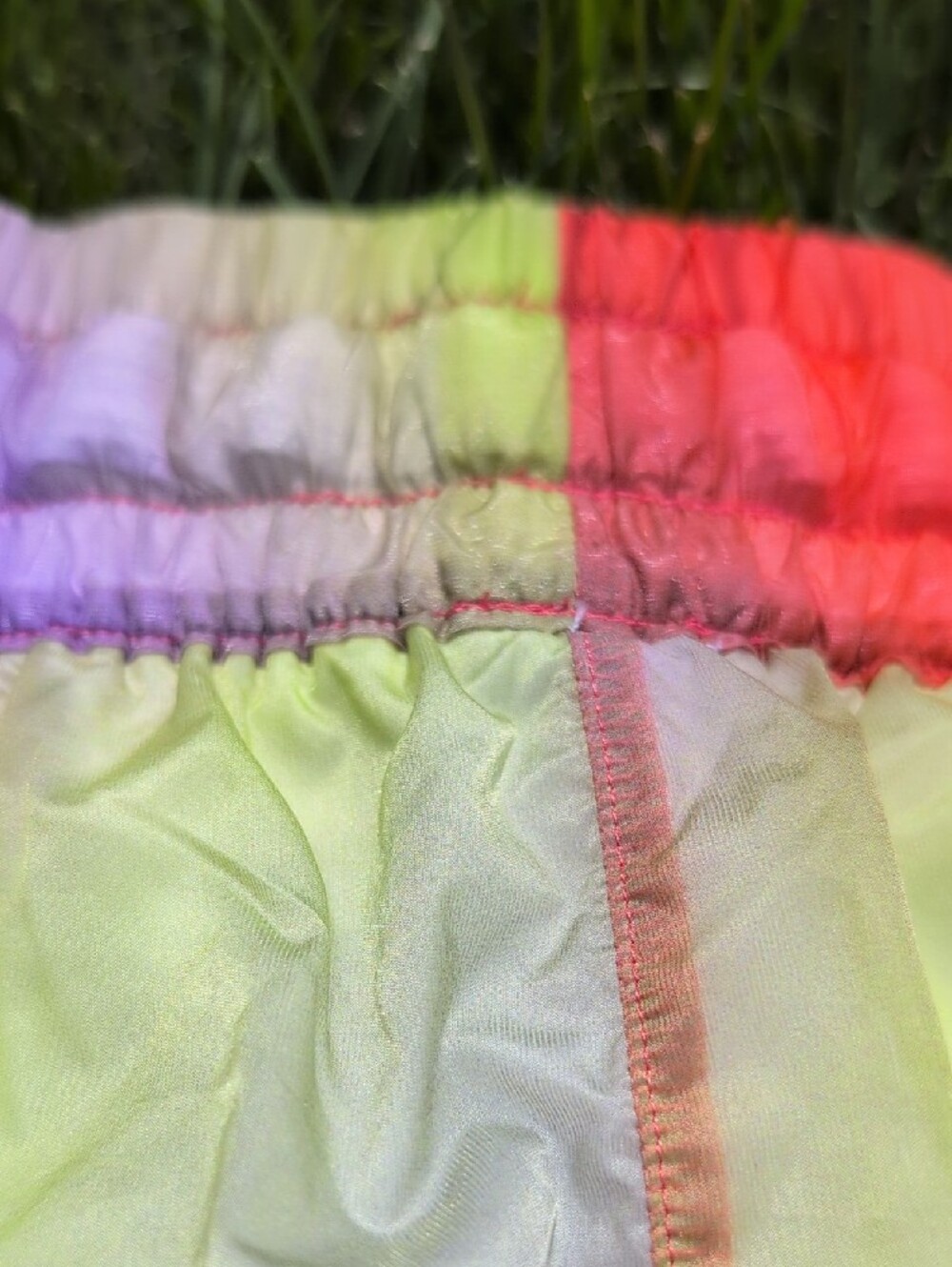 NWOT VSX Women's Neon Tie-Dye Running Shorts - Picture 10 of 11